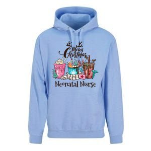 Merry Christmas Neonatal Nurse Coffee And Hot Cocoa Christmas Gift Unisex Surf Hoodie