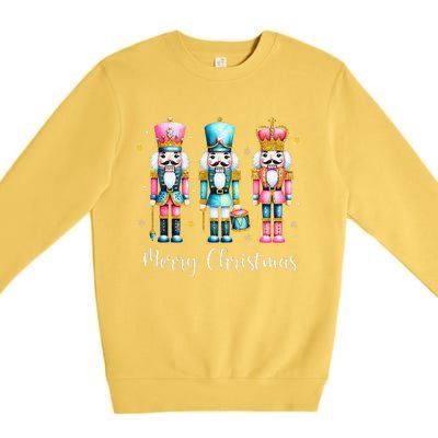 Merry Christmas Nutcracker Ballet Festive Xmas Premium Crewneck Sweatshirt