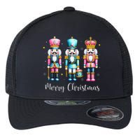 Merry Christmas Nutcracker Ballet Festive Xmas Flexfit Unipanel Trucker Cap