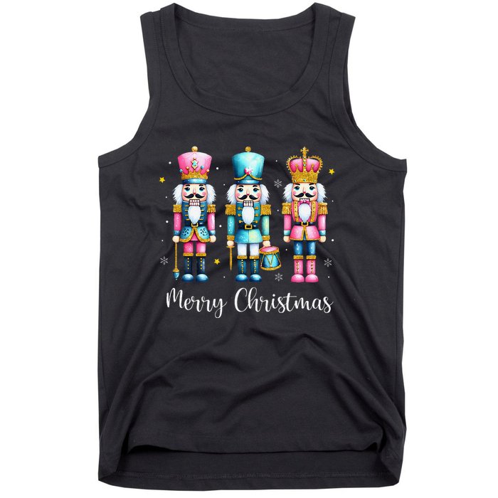 Merry Christmas Nutcracker Ballet Festive Xmas Tank Top