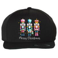 Merry Christmas Nutcracker Ballet Festive Xmas Wool Snapback Cap