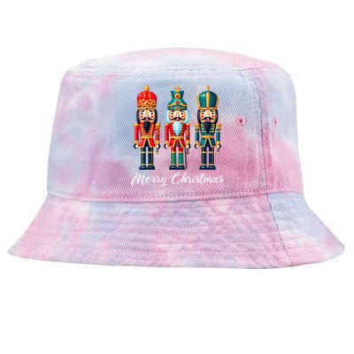 Merry Christmas Nutcracker Ballet Festive Xmas  Tie-Dyed Bucket Hat