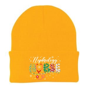 Merry Christmas Nephrology Nurse Xmas Nurses Scrub Knit Cap Winter Beanie