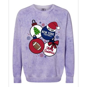 Merry Christmas New York football Est 1925 Colorblast Crewneck Sweatshirt