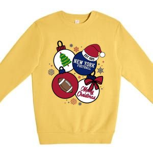 Merry Christmas New York football Est 1925 Premium Crewneck Sweatshirt