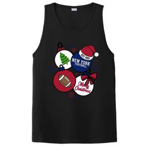 Merry Christmas New York football Est 1925 PosiCharge Competitor Tank