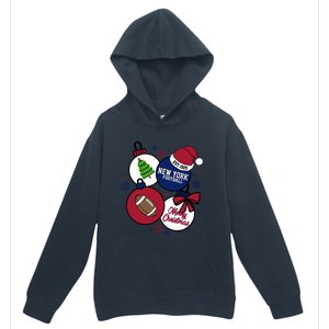 Merry Christmas New York football Est 1925 Urban Pullover Hoodie