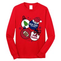 Merry Christmas New York football Est 1925 Long Sleeve Shirt