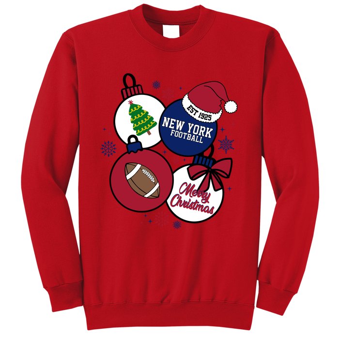 Merry Christmas New York football Est 1925 Sweatshirt