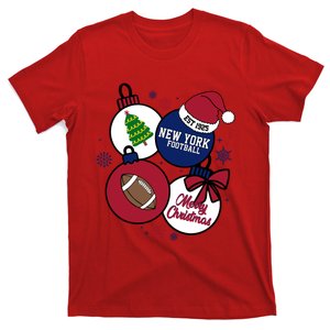 Merry Christmas New York football Est 1925 T-Shirt