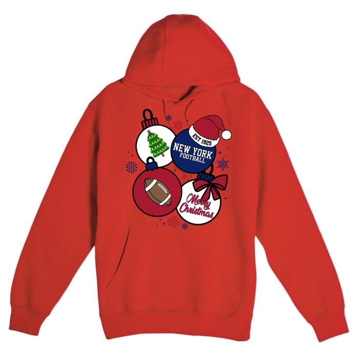 Merry Christmas New York football Est 1925 Premium Pullover Hoodie