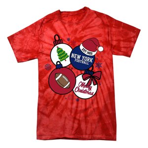 Merry Christmas New York football Est 1925 Tie-Dye T-Shirt