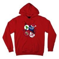 Merry Christmas New York football Est 1925 Tall Hoodie