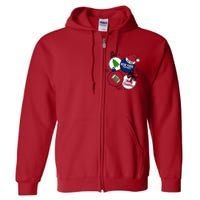 Merry Christmas New York football Est 1925 Full Zip Hoodie