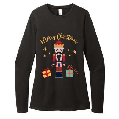 Merry Christmas Nutcracker Womens CVC Long Sleeve Shirt