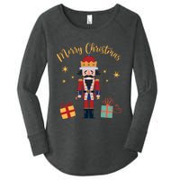 Merry Christmas Nutcracker Women's Perfect Tri Tunic Long Sleeve Shirt