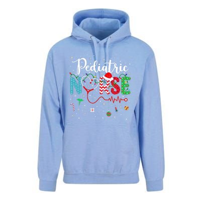 Merry Christmas Nurse Pediatric Nurse Christmas Pattern Unisex Surf Hoodie