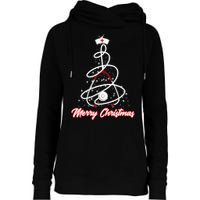 Merry Christmas Nurse Yuletide Practitioners Cute Gift Womens Funnel Neck Pullover Hood