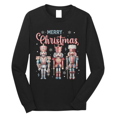 Merry Christmas Nutcracker Ballet Festive Xmas Long Sleeve Shirt