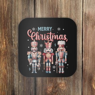 Merry Christmas Nutcracker Ballet Festive Xmas Coaster