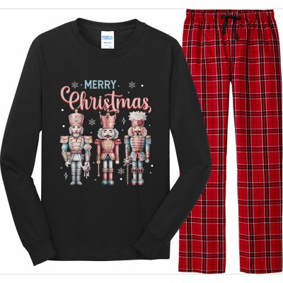 Merry Christmas Nutcracker Ballet Festive Xmas Long Sleeve Pajama Set