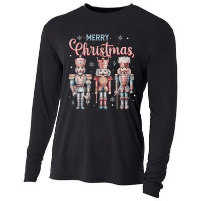 Merry Christmas Nutcracker Ballet Festive Xmas Cooling Performance Long Sleeve Crew