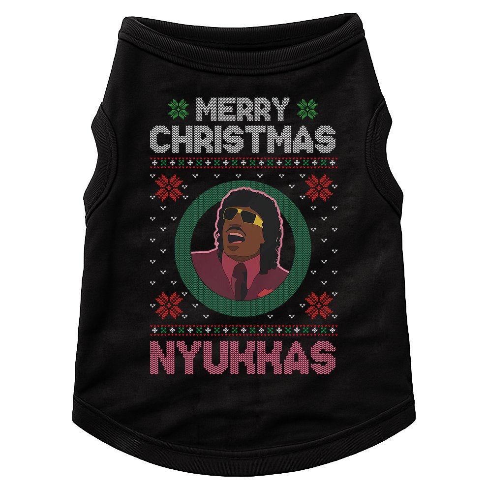 Merry Christmas Nyukkas Funny Christmas Apparel Doggie Tank