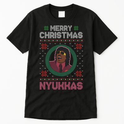 Merry Christmas Nyukkas Funny Christmas Apparel Tall T-Shirt