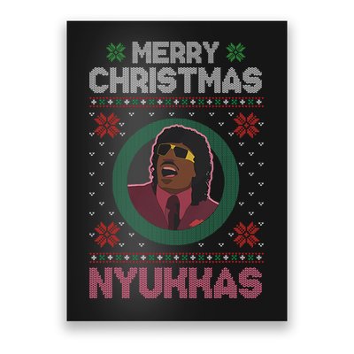 Merry Christmas Nyukkas Funny Christmas Apparel Poster