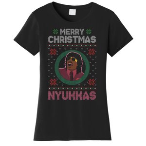 Merry Christmas Nyukkas Funny Christmas Apparel Women's T-Shirt