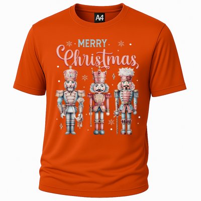 Merry Christmas Nutcracker Ballet Festive Xmas Cooling Performance Crew T-Shirt