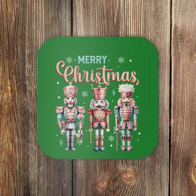 Merry Christmas Nutcracker Ballet Festive Xmas Coaster