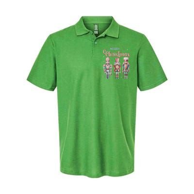 Merry Christmas Nutcracker Ballet Festive Xmas Softstyle Adult Sport Polo