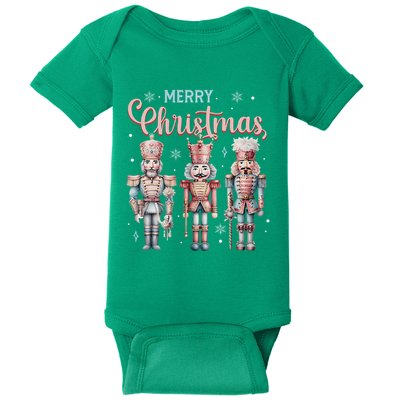 Merry Christmas Nutcracker Ballet Festive Xmas Baby Bodysuit