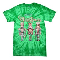 Merry Christmas Nutcracker Ballet Festive Xmas Tie-Dye T-Shirt