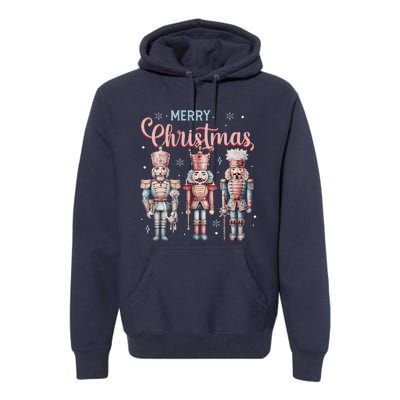 Merry Christmas Nutcracker Ballet Festive Xmas Premium Hoodie