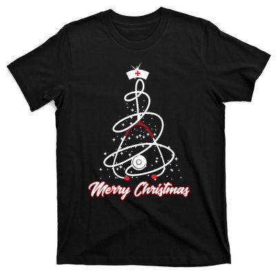 Merry Christmas Nurse Yuletide Practitioners Cute Gift T-Shirt