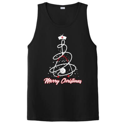 Merry Christmas Nurse Yuletide Practitioners Cute Gift PosiCharge Competitor Tank