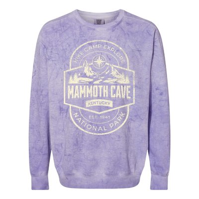 Mammoth Cave National Park Colorblast Crewneck Sweatshirt