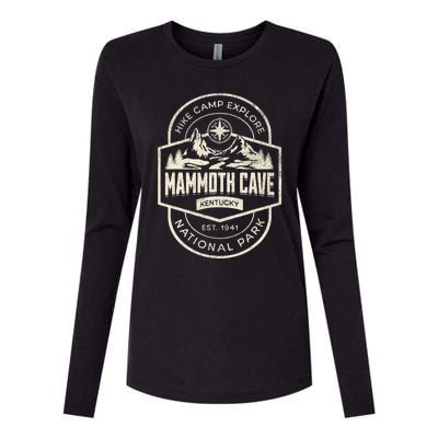 Mammoth Cave National Park Womens Cotton Relaxed Long Sleeve T-Shirt