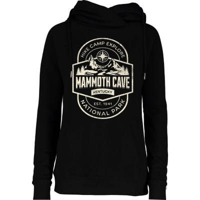 Mammoth Cave National Park Womens Funnel Neck Pullover Hood