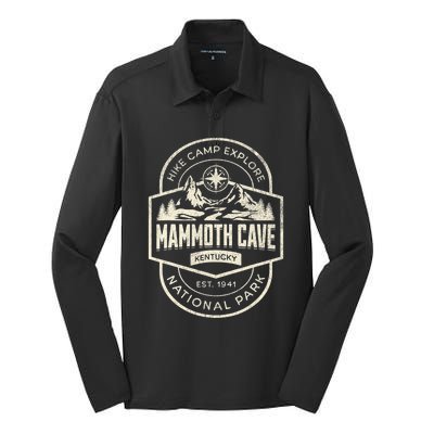 Mammoth Cave National Park Silk Touch Performance Long Sleeve Polo