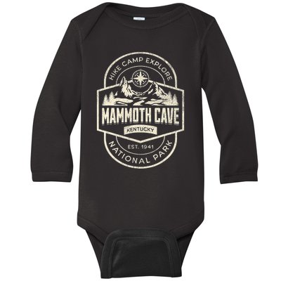 Mammoth Cave National Park Baby Long Sleeve Bodysuit