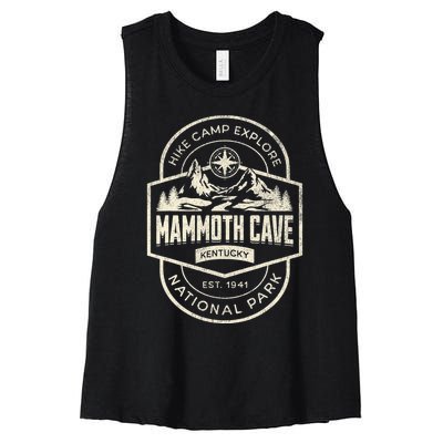 Mammoth Cave National Park Women's Racerback Cropped Tank