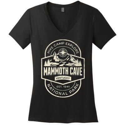 Mammoth Cave National Park Women's V-Neck T-Shirt