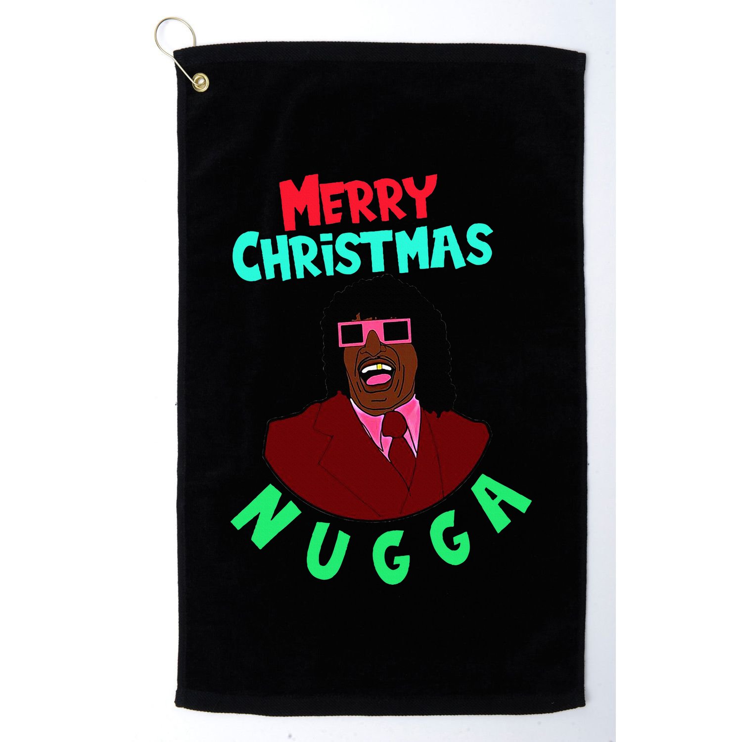 Merry Christmas Nugga After Next Christmas Golf Towel