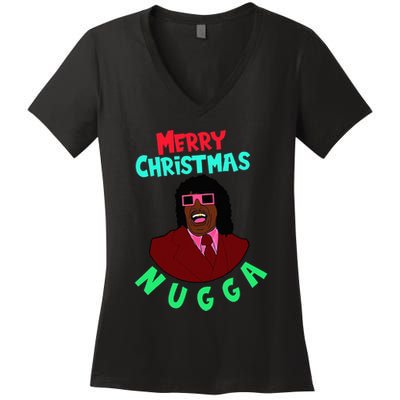 Merry Christmas Nugga After Next Christmas Women's V-Neck T-Shirt