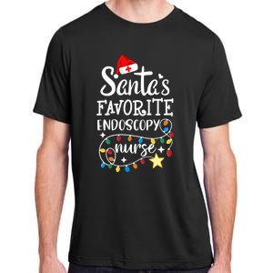 Merry Christmas Nurse Crew Santas Favorite Endoscopy Nurse Gift Adult ChromaSoft Performance T-Shirt