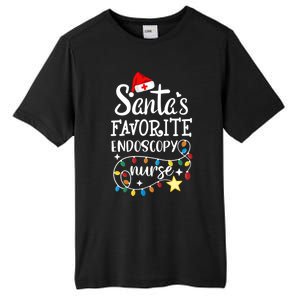 Merry Christmas Nurse Crew Santas Favorite Endoscopy Nurse Gift Tall Fusion ChromaSoft Performance T-Shirt