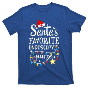 Merry Christmas Nurse Crew Santas Favorite Endoscopy Nurse Gift T-Shirt